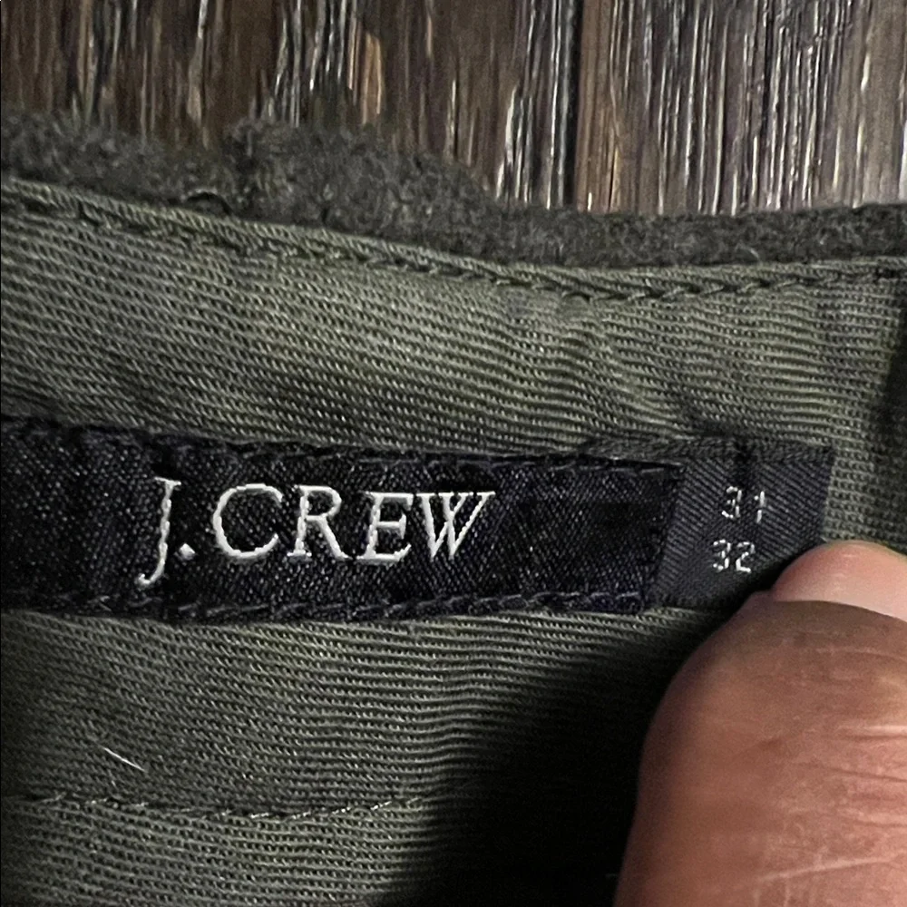 Vintage J. CREW Wool-Blend Cargo Pants mens Size 31X32 Olive Army Green RARE EUC